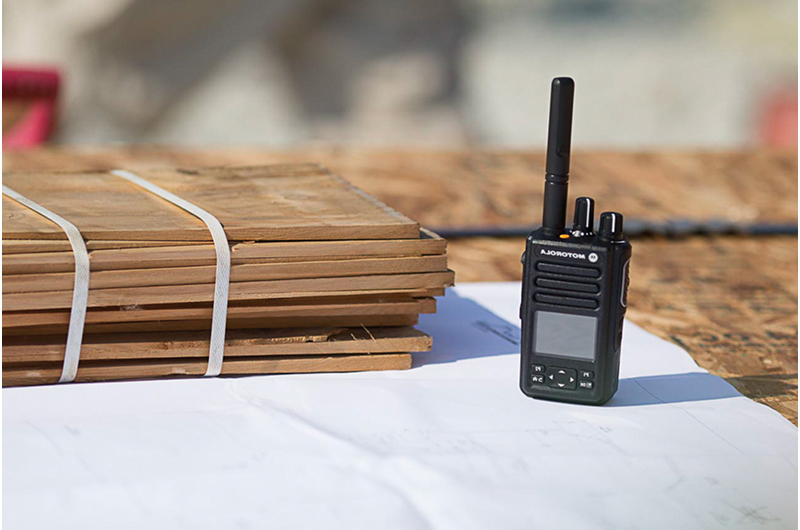 Agricultural field operation using professional radio communication