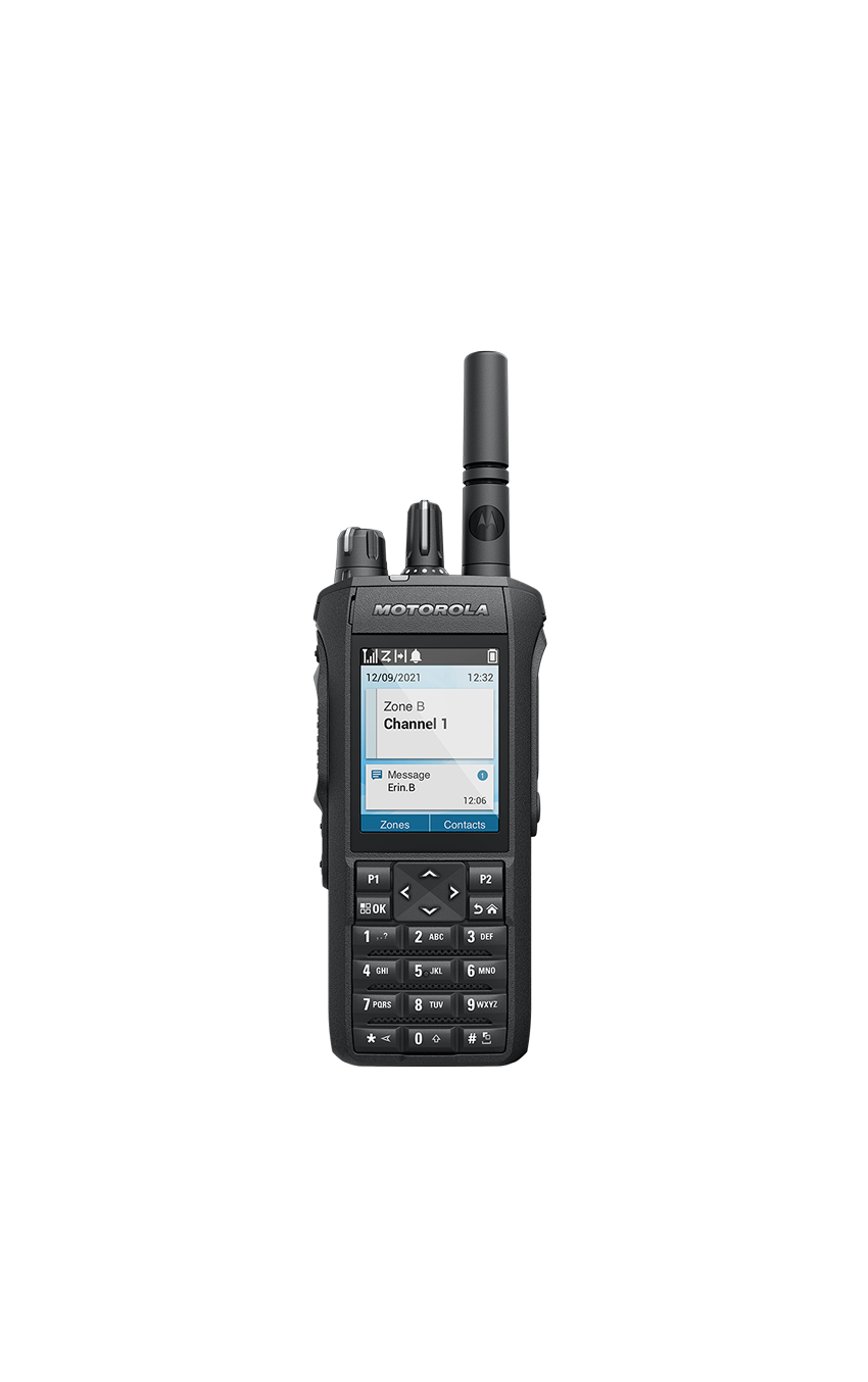 MOTOTRBO R7 handheld radio for industrial, commercial and field communication